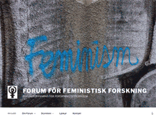 Tablet Screenshot of feministiskforskning.se